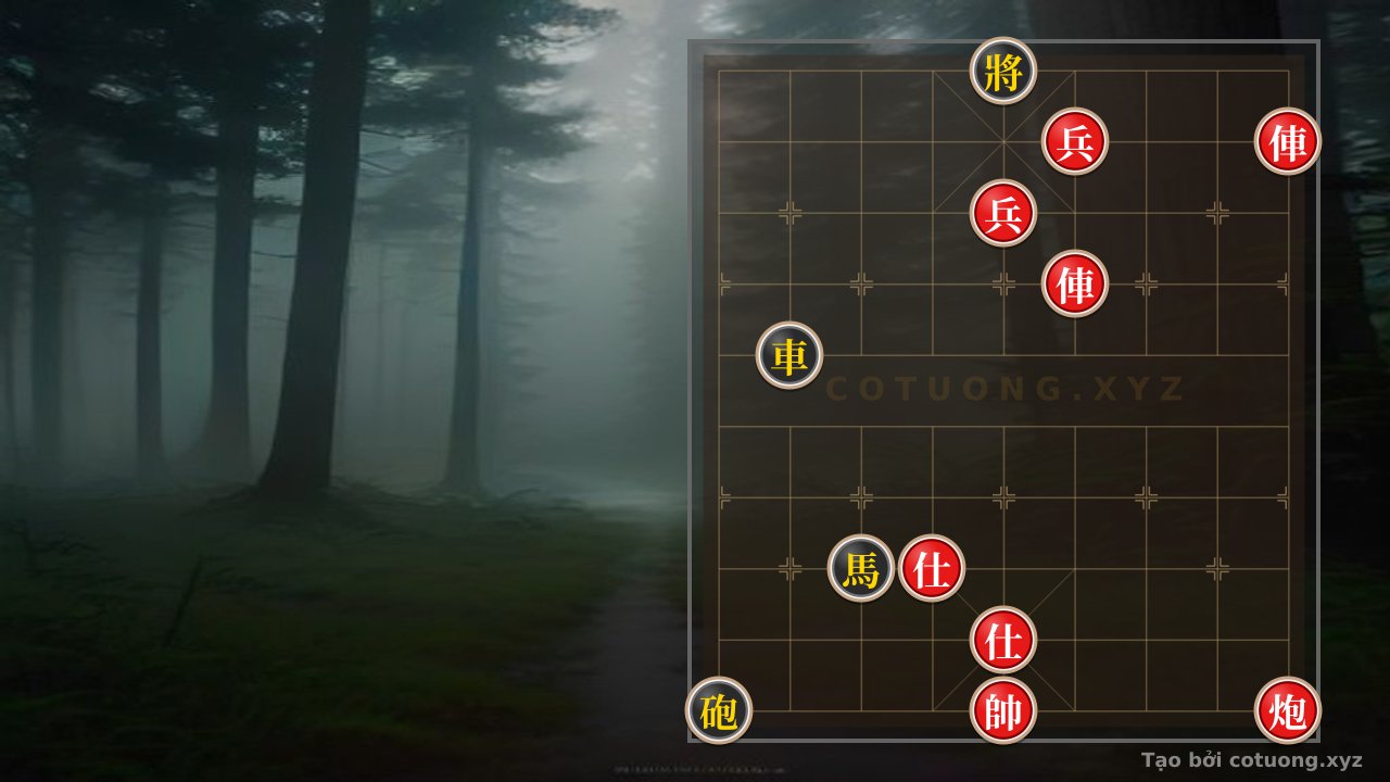 Thế cờ: The 'Red Cannon on File 1' Trap - Black's Secret Formation in Xiangqi — Cờ Tướng Online