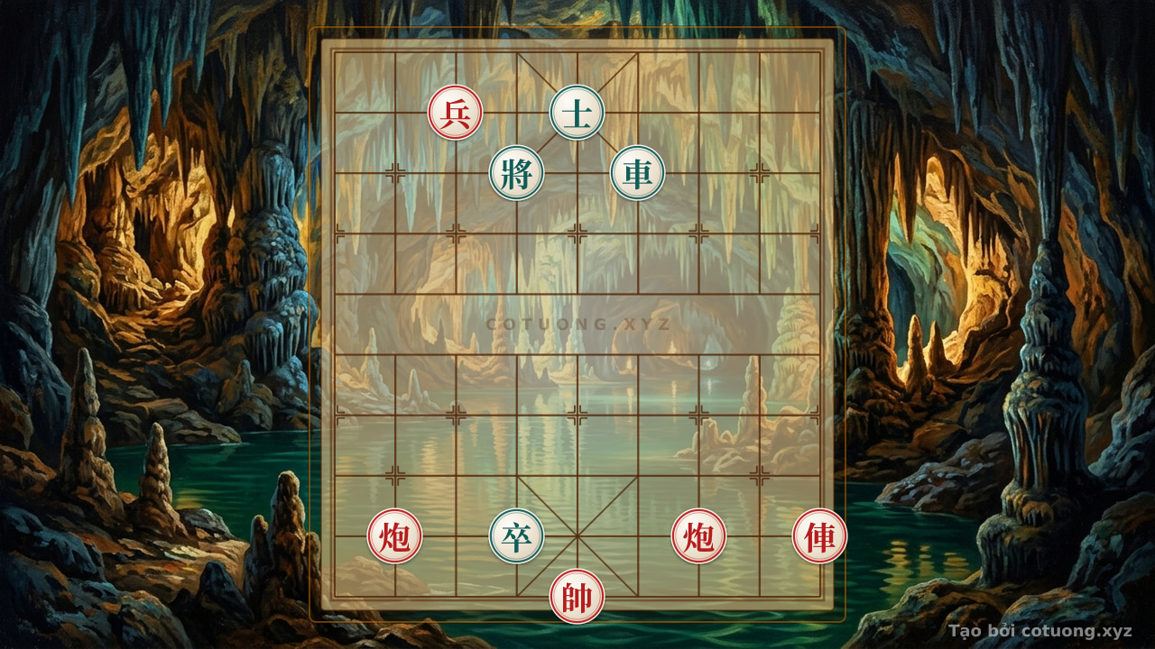 Thế cờ: Red Cannon's Net Breaker: The Red Cannon Strategy to Defeat the Black Chariot in the Anju & Counterattack — Cờ Tướng Online