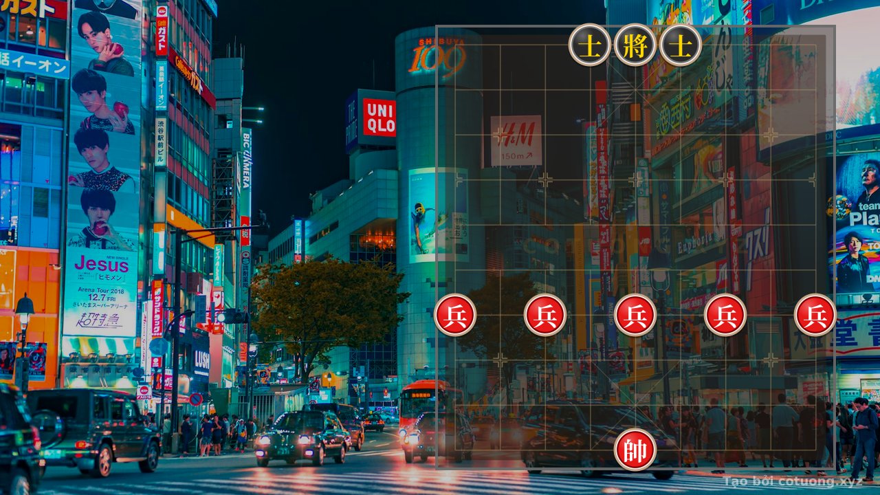 Thế cờ: Cannon Trap 4: The Cruel Chessboard - Red's Deeply Hidden Pawns, Black's Counterattacking Advisors — Cờ Tướng Online
