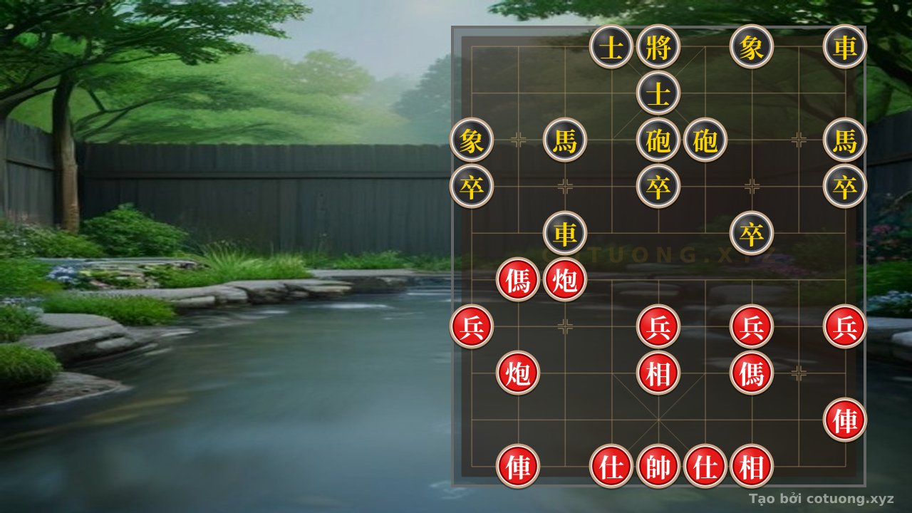 Thế cờ: Red General Chess: Strategy to Defeat the Black Army in 5 Moves — Cờ Tướng Online