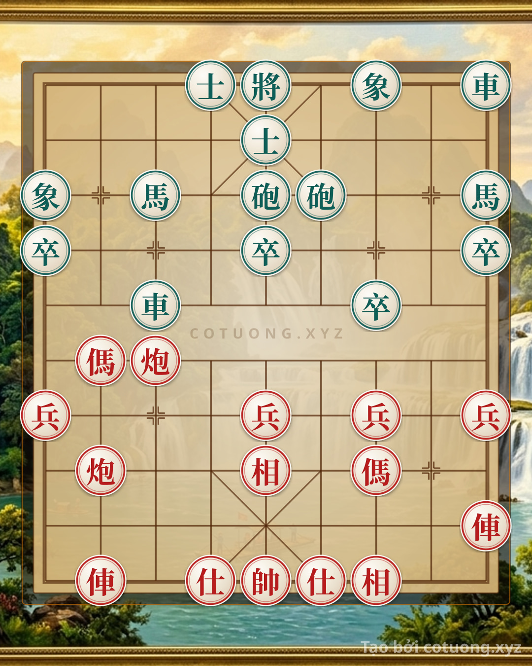 Challenge: Red General Chess: Strategy to Defeat the Black Army in 5 Moves - Can you solve it?
