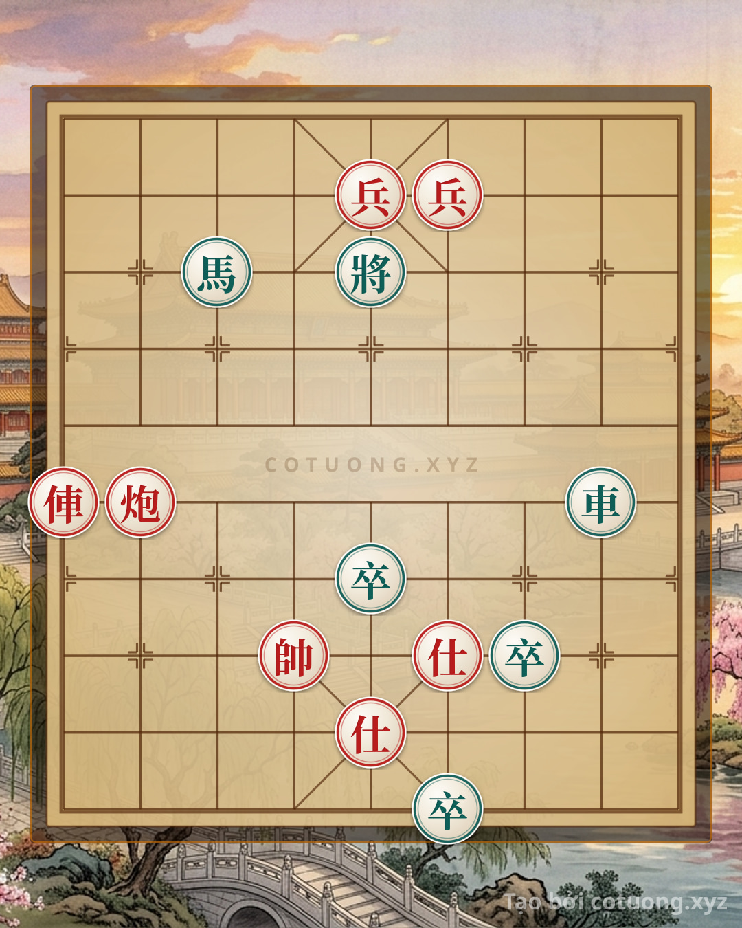 Challenge: Red Pawn Breaks Black Chariot: The Patience of the Red Player in the 'Empty Cannon' Endgame - Can you solve it?