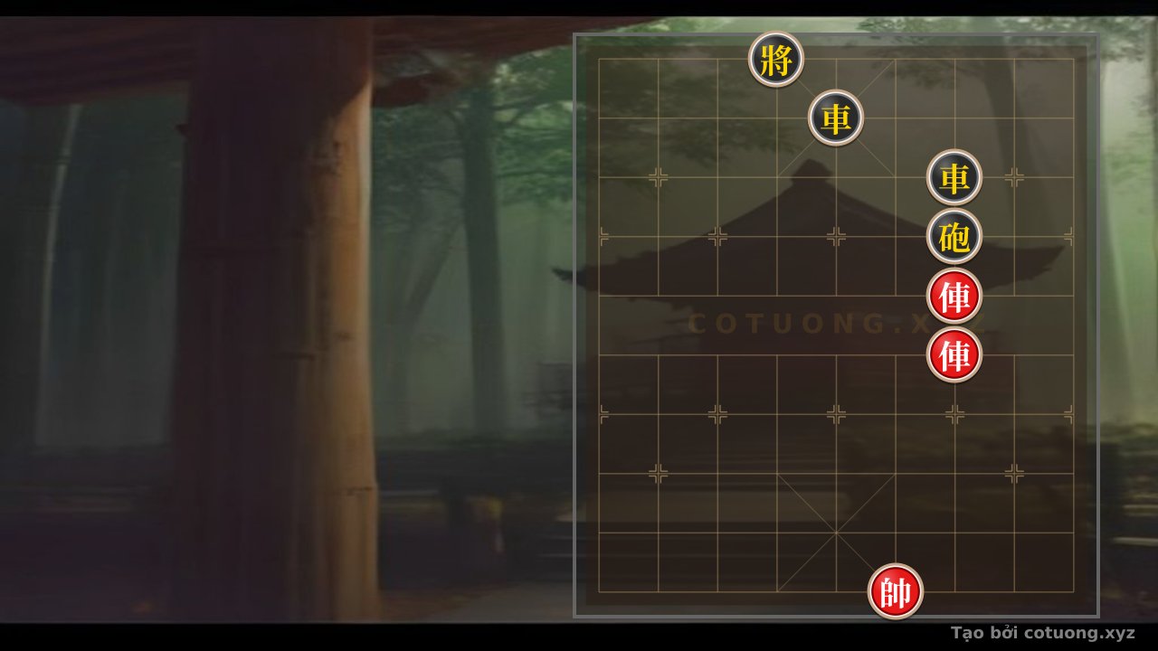 Thế cờ: The Secret to Solving the Dangerous Xiangqi Position: How 2 Red Rooks Can Defeat 2 Black Cannons in One Move — Cờ Tướng Online