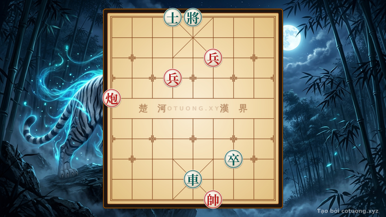 Thế cờ: Modern Xiangqi Formation: Red Cannon Dominates, Black Chariot Counters Like a Fiery Gale — Cờ Tướng Online