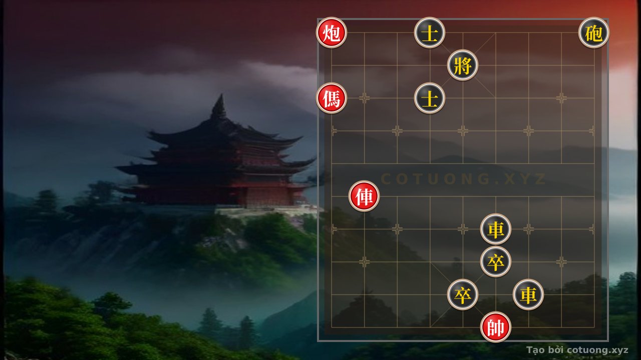 Thế cờ: Red Cannon at 9th File, 10th Rank: Professional Xiangqi Tactics for Beginners — Cờ Tướng Online