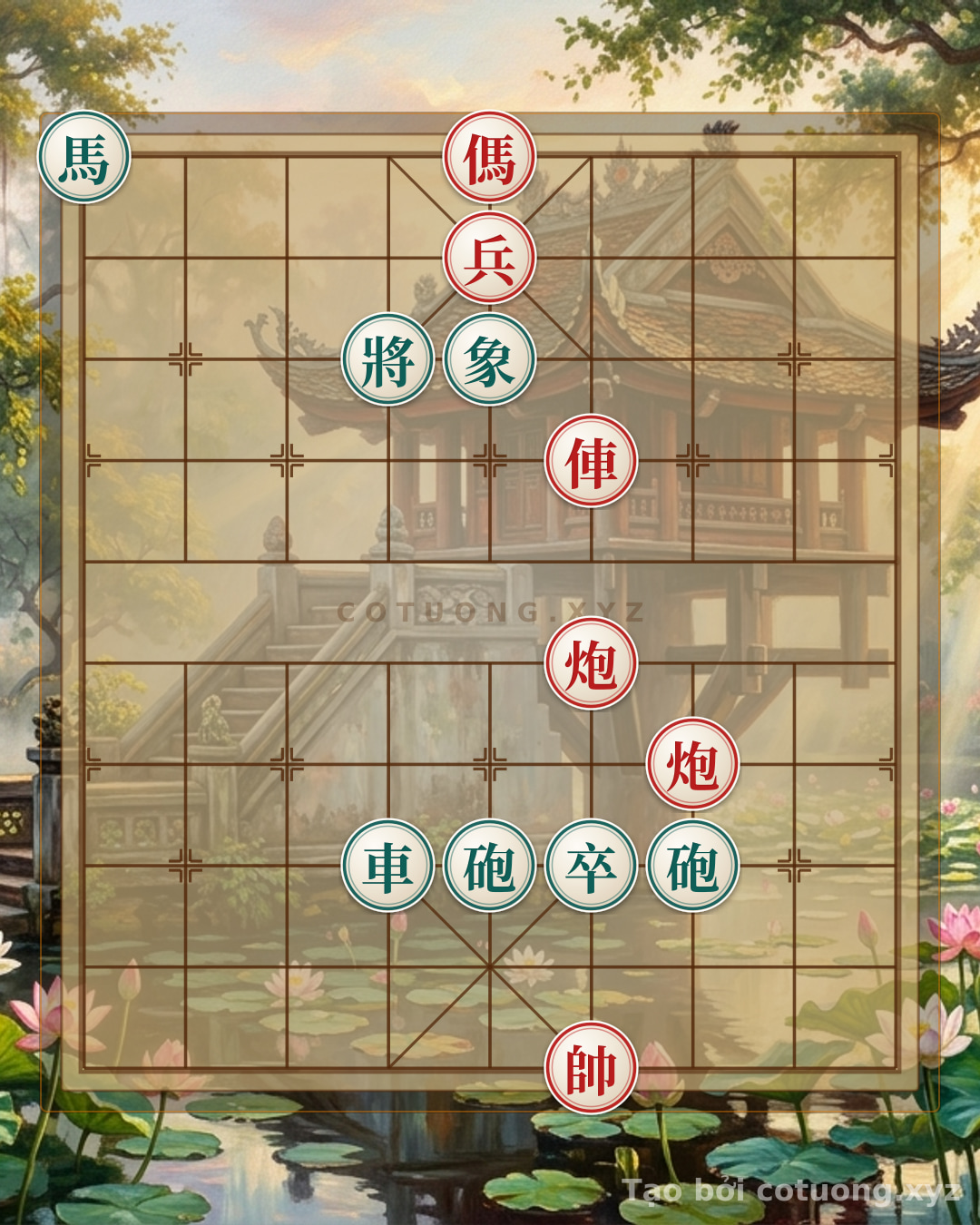 Challenge: Super Hard Xiangqi AI: Double Horse Exchange, Empty Cannon Direct Attack - Learn with the Chessboard - Can you solve it?