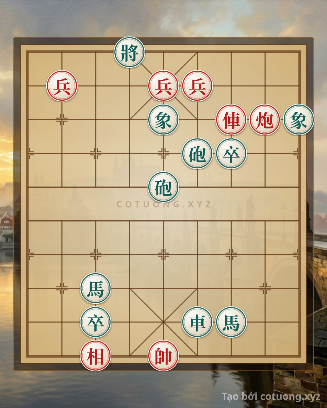 Challenge: New Xiangqi: Red Wins with Double Horse Legs - Can you solve it?