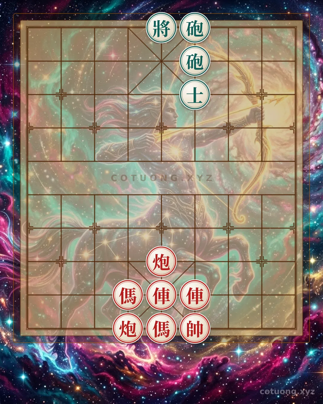 Thế cờ: The Deadly Trap of the Red Cannon on File 5 Rank 3 in the 'Chariot vs. General' Formation — Cờ Tướng Online
