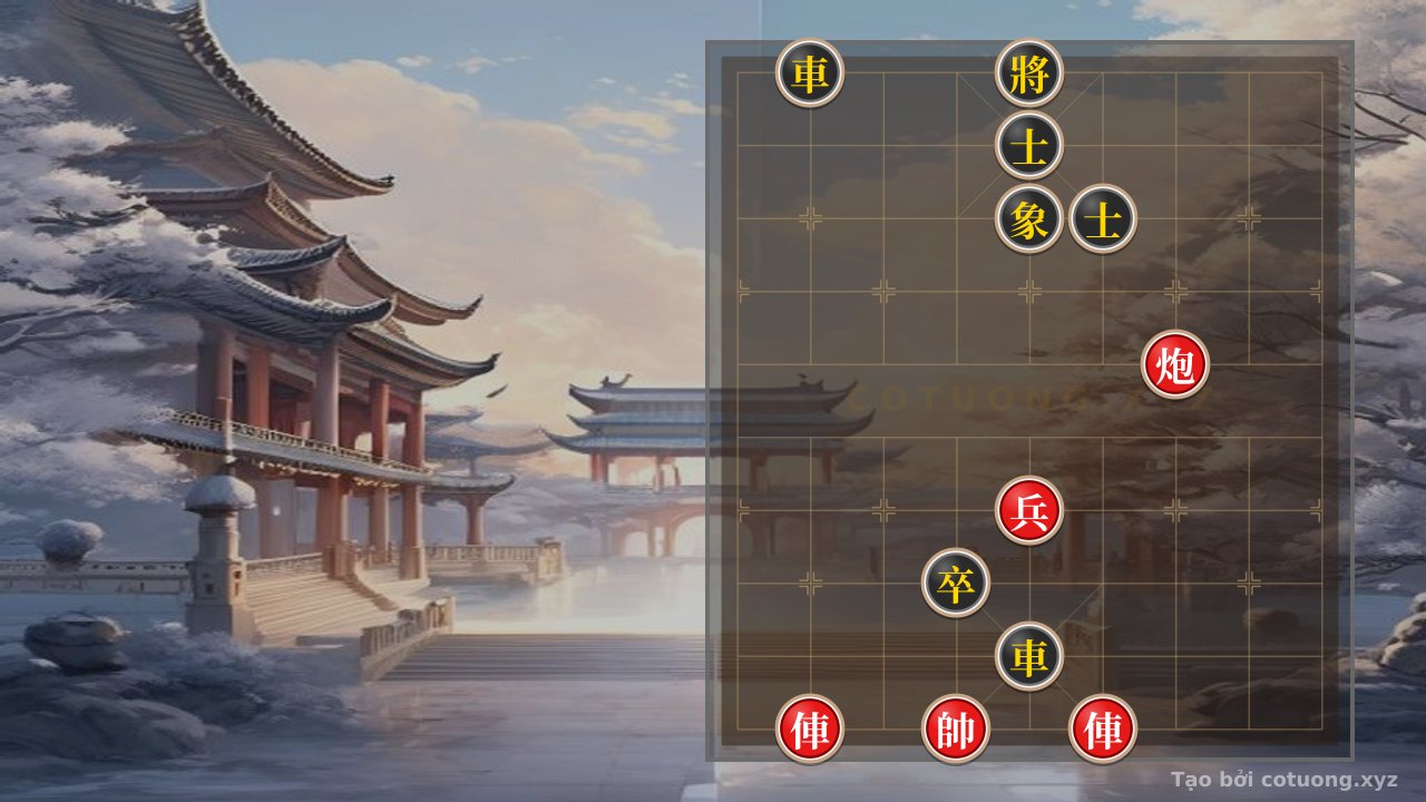 Thế cờ: Red General vs Black Chariot: Breaking Strategy from File 2 Rank 10 — Cờ Tướng Online