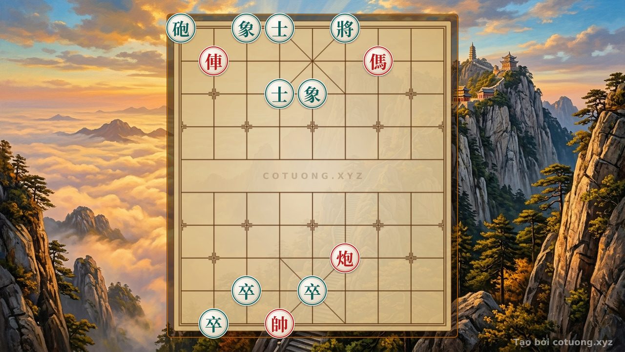 Thế cờ: **Xiangqi (Chinese Chess) Masterpiece: 