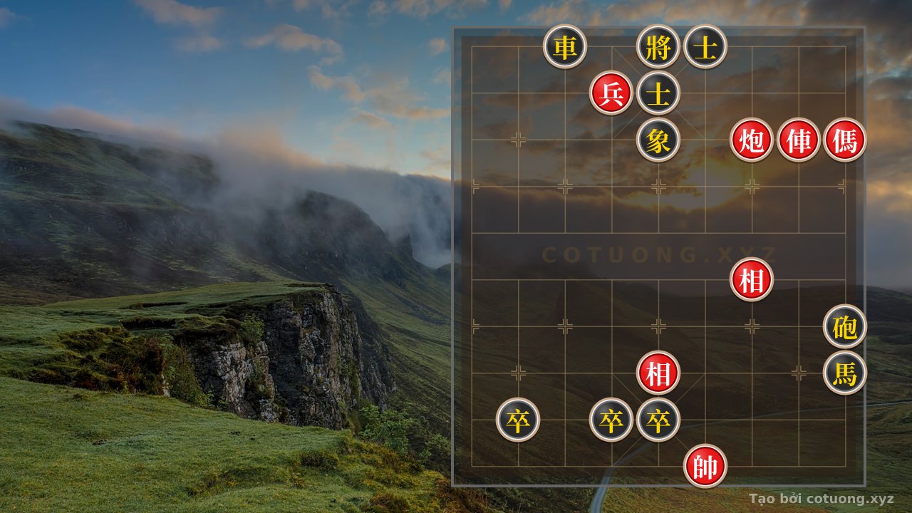 Thế cờ: The Hidden Trick to Break the Classic Endgame: Red's Rook-Cannon-Horse vs. Black's Rook-Cannon-Horse with 3 Pawns - When the Subtle Trap Lies Beneath the Defense Layer — Cờ Tướng Online