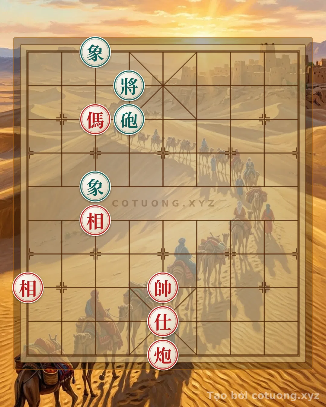 Thế cờ: Xiangqi: Defensive Tactics for Black in the 'Bai Dang' Scenario — Cờ Tướng Online