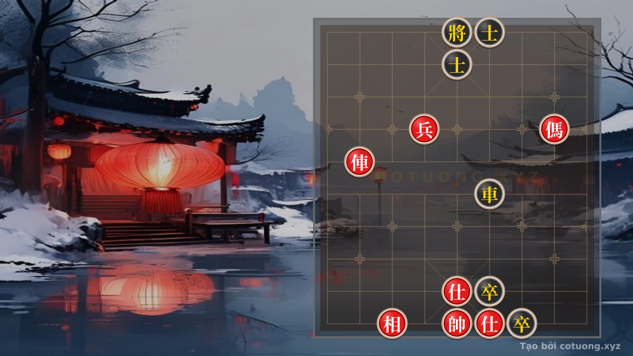 Thế cờ: Red's 'Chariot Thrust' Trap: Black General's Defense Tips — Cờ Tướng Online