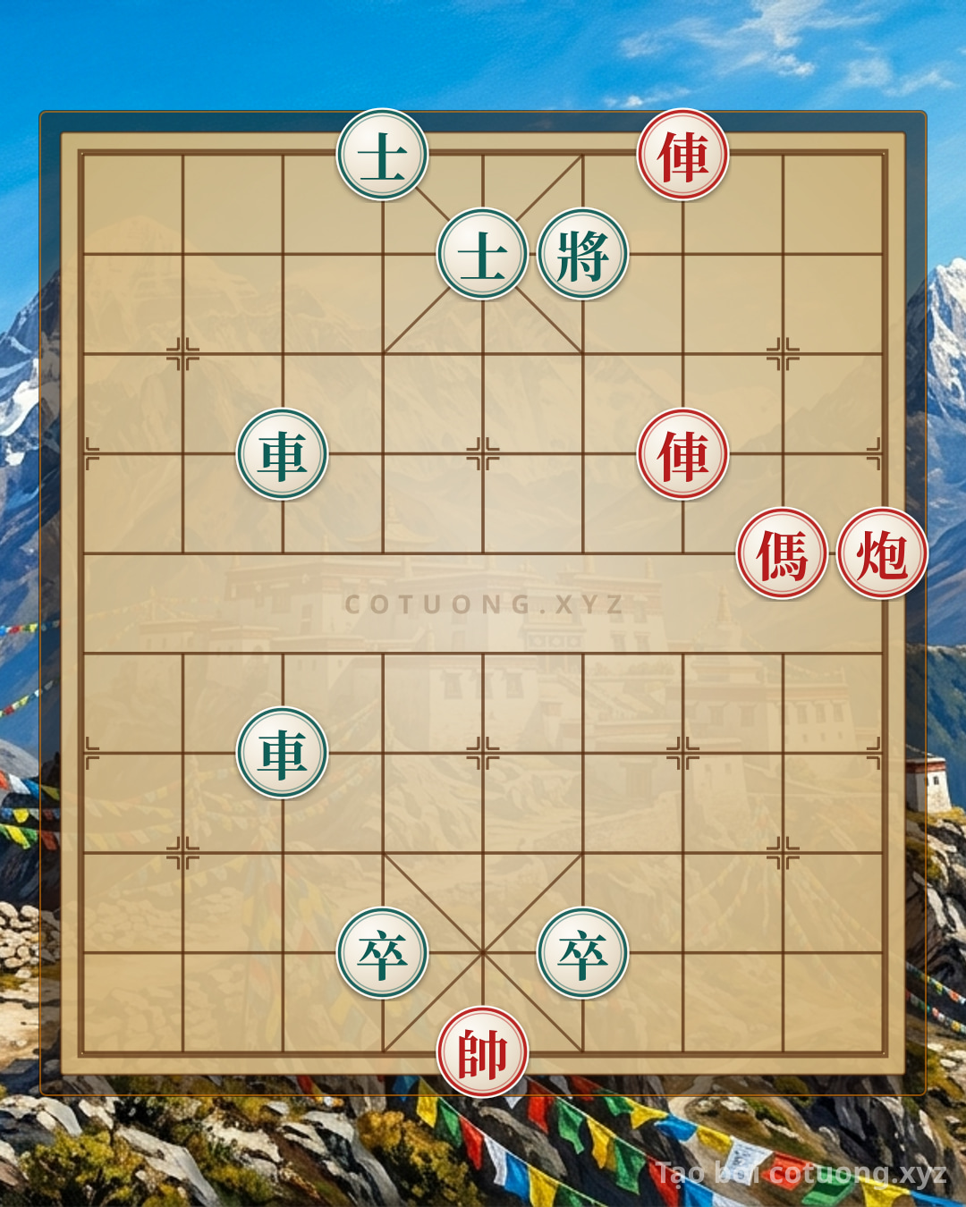 Challenge: Xiangqi Tactics 73: Attack and Defense - Can you solve it?