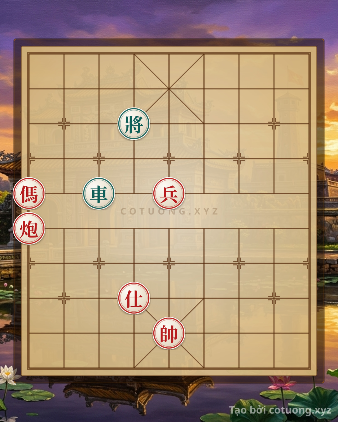 Challenge: Đơn pháo độc bộ, diệu kế tàn cuộc - Can you solve it?