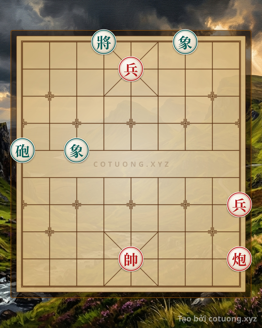 Challenge: Lưỡng chốt phò trợ, đoạt tướng bình thiên hạ - Can you solve it?