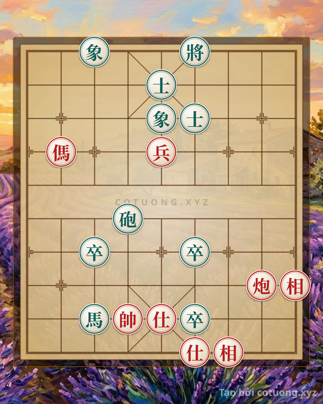 Challenge: Xiangqi Tactics: Red's Crushing Black in 5 Moves - Can you solve it?