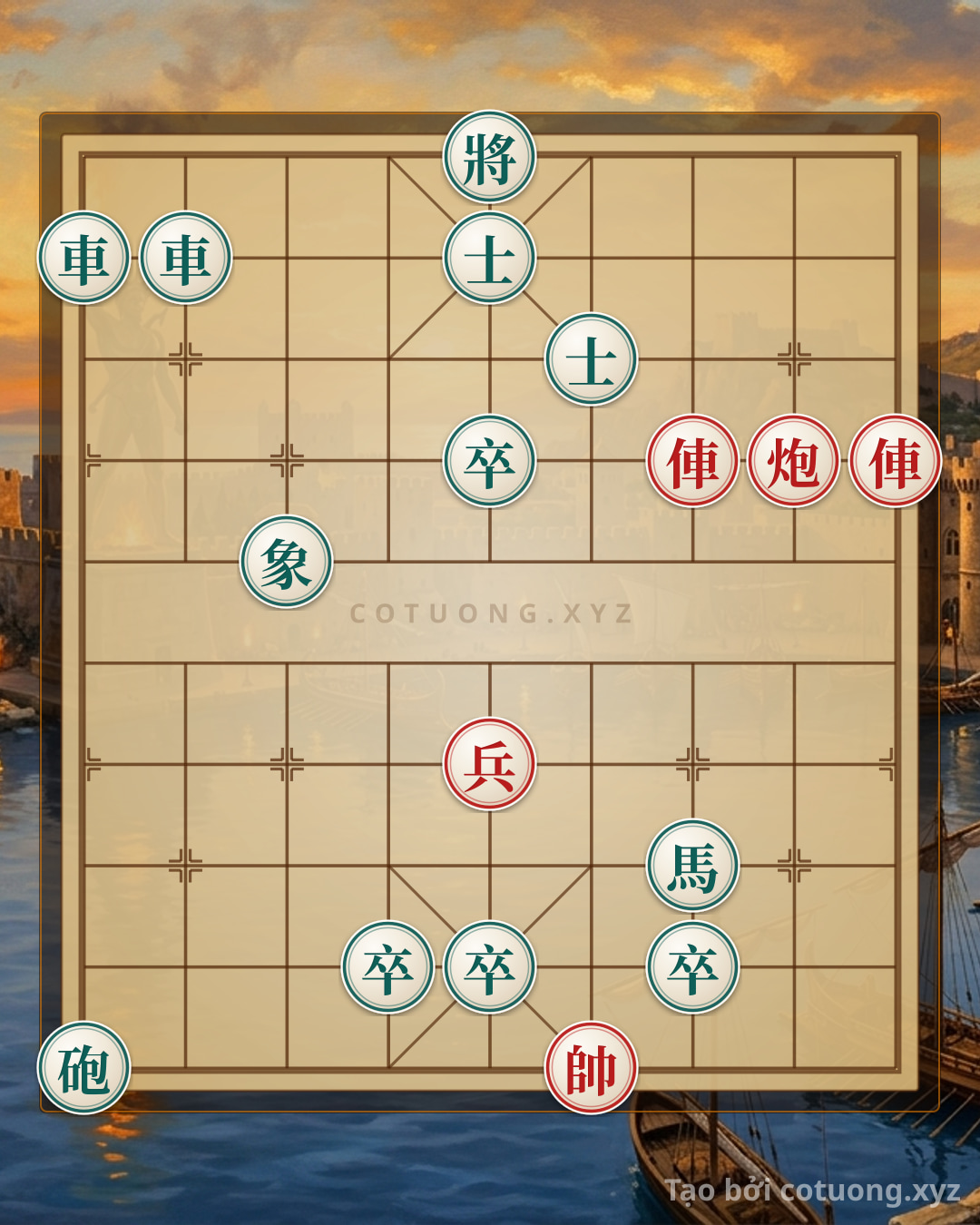 Challenge: Xiangqi: Red's Opening Strategy - Psychological Warfare and Turning Points - Can you solve it?