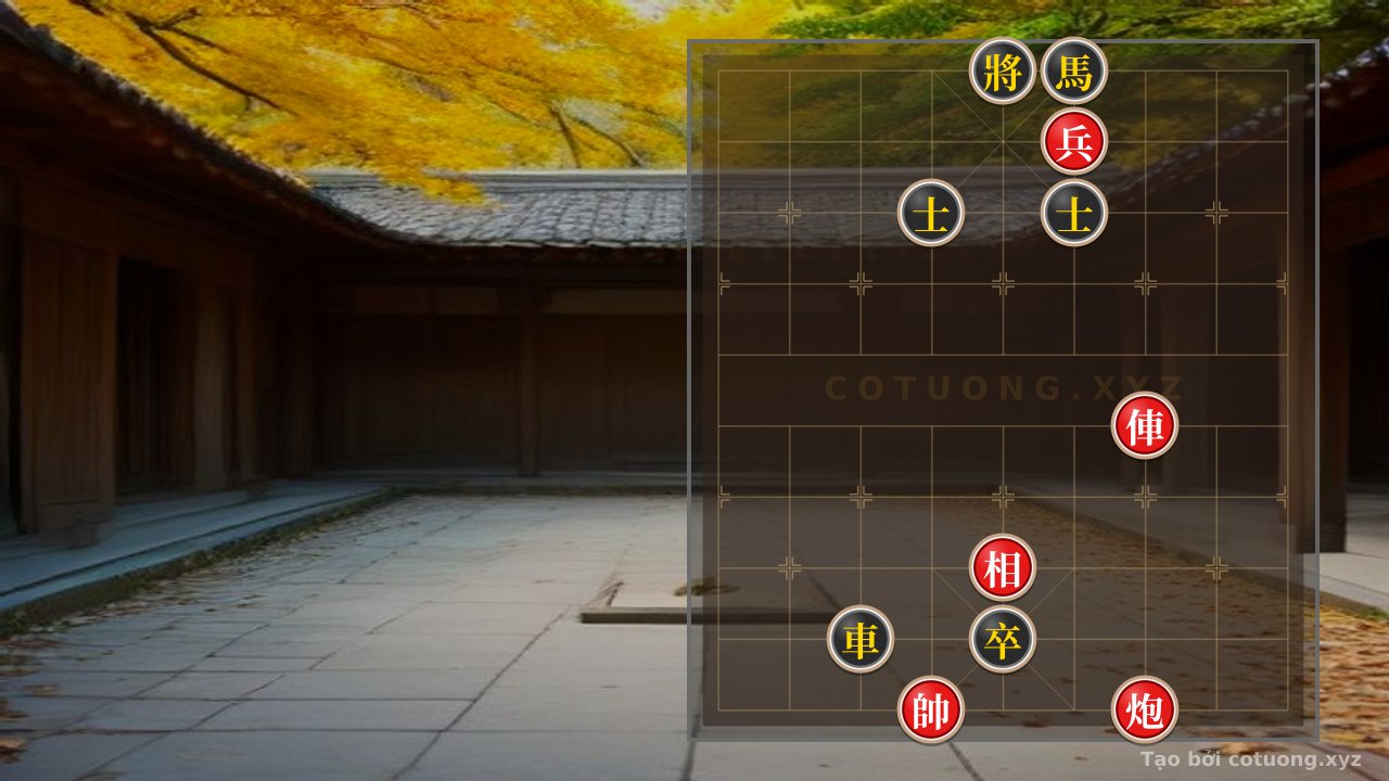 Thế cờ: Mastering the Classic Endgame: The Elephant Cannon vs. Chariot Horse Formation with Two Advisors - A Supreme Checkmate Strategy from Ancient to Modern Times — Cờ Tướng Online