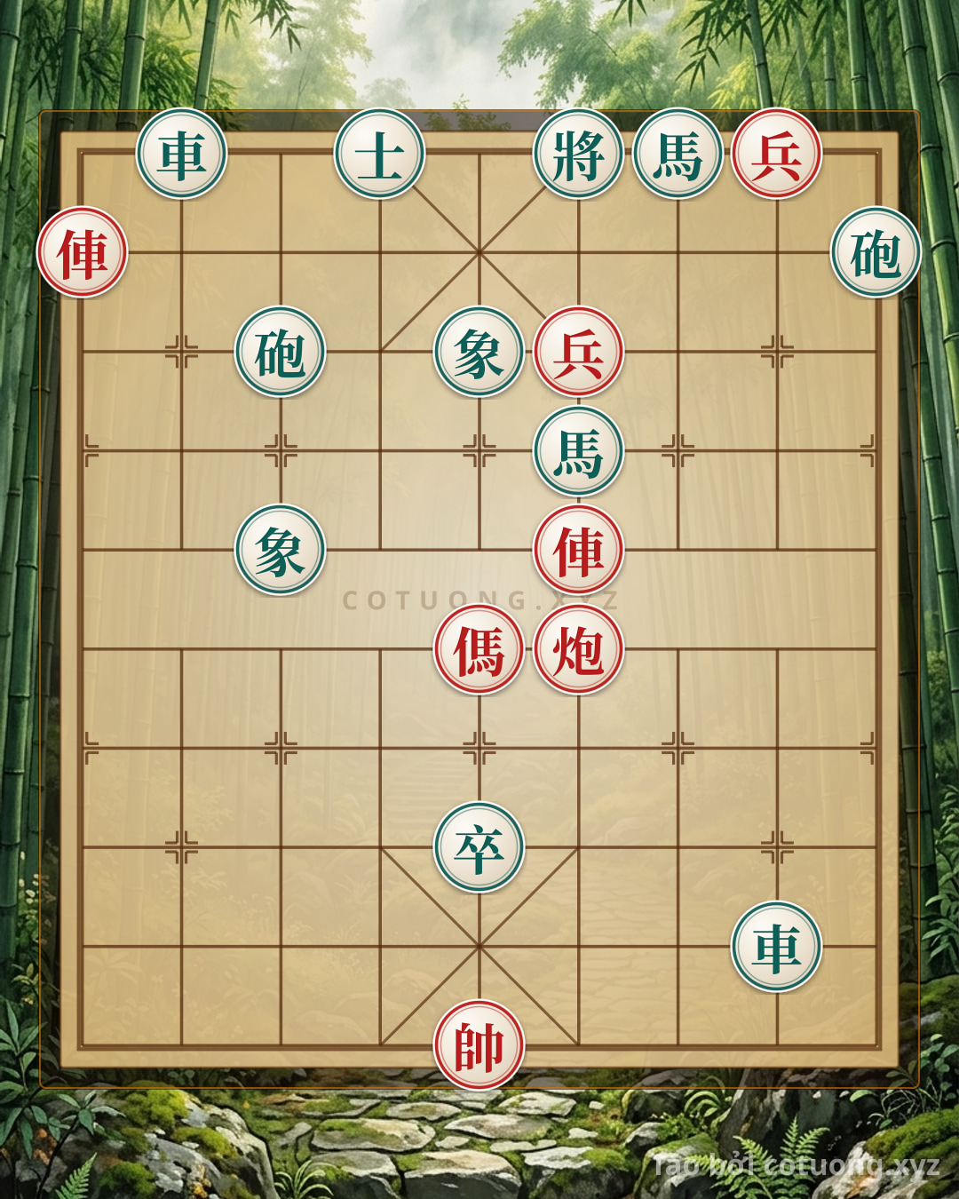 Challenge: The Killer Formation: Red's Coordinated Rook-Cannon-Horse Strategy Shatters Black's Defensive Setup - Can you solve it?