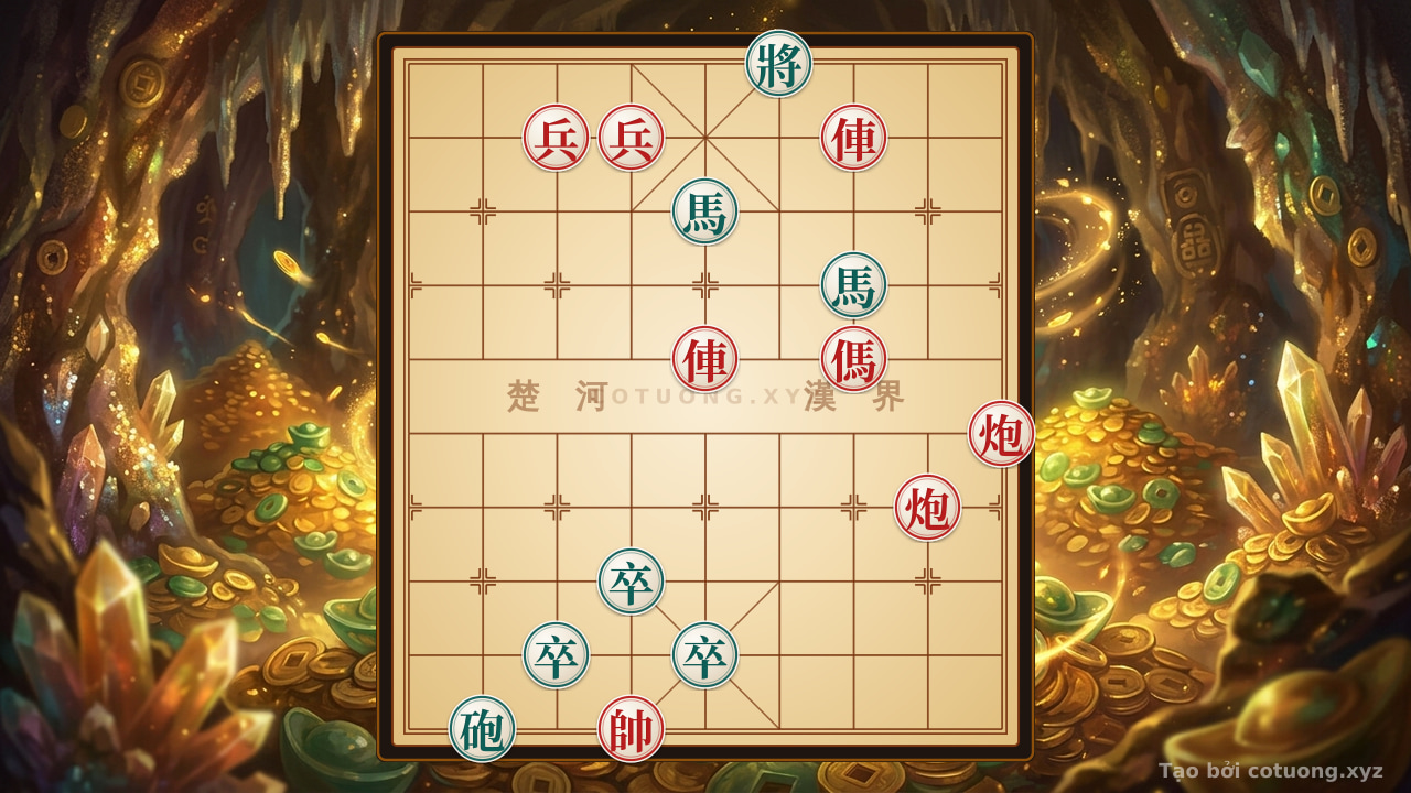 Thế cờ: Double Horse Trap - Red General Must Be Cautious — Cờ Tướng Online