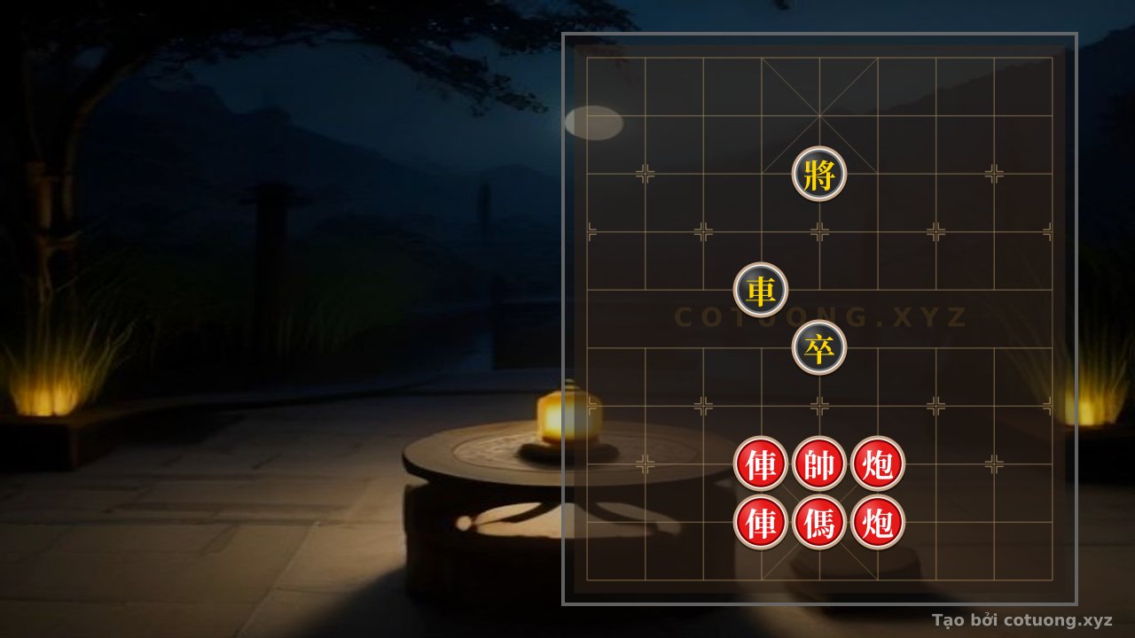 Thế cờ: Xe Đỏ đơn độc: Bài học về sự kiên nhẫn và chiến thuật trong cờ tướng — Cờ Tướng Online