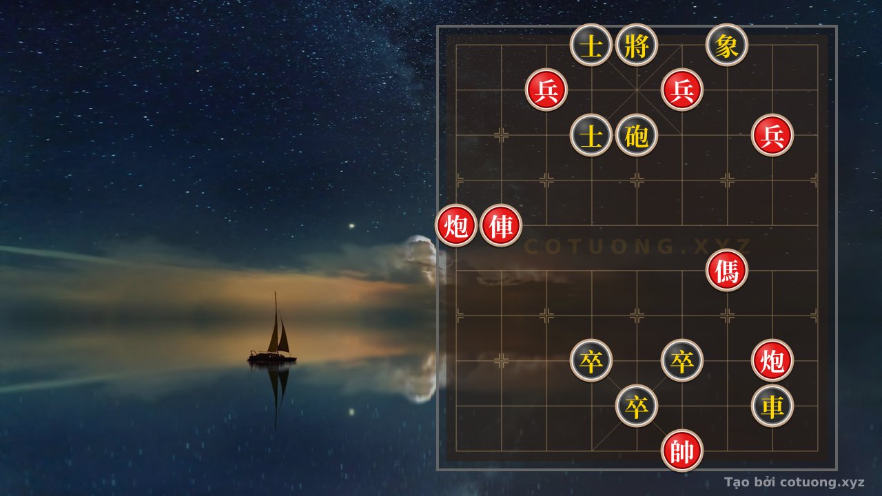 Thế cờ: Breaking the Formation: Black's Strong Defense Neutralizes Red's Attack — Cờ Tướng Online