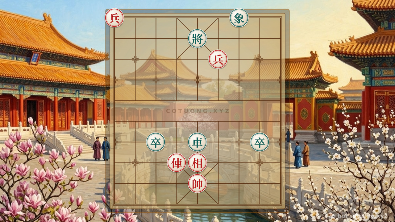 Thế cờ: Trung tàn hỗn chiến, kỳ mưu đoạt thắng — Cờ Tướng Online