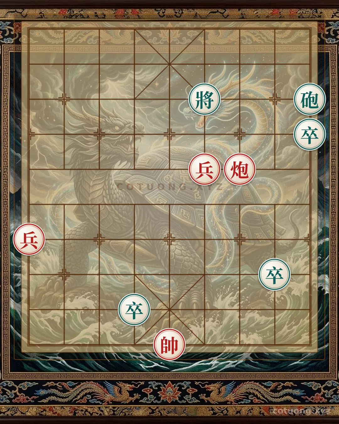 Thế cờ: The Xiangqi (Chinese Chess) Formation: Mastering the Red Army's Pressure with Black's Defense — Cờ Tướng Online