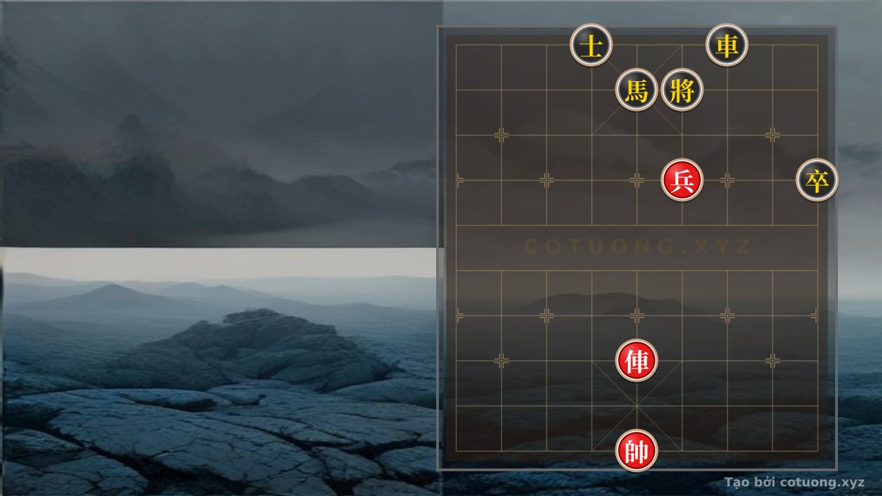Thế cờ: Classic Xiangqi Tips: The Red Chariot and Pawn's Lone Descent to Defeat the Black Horse Elephant Advisor - When Simplicity is Supreme Power — Cờ Tướng Online