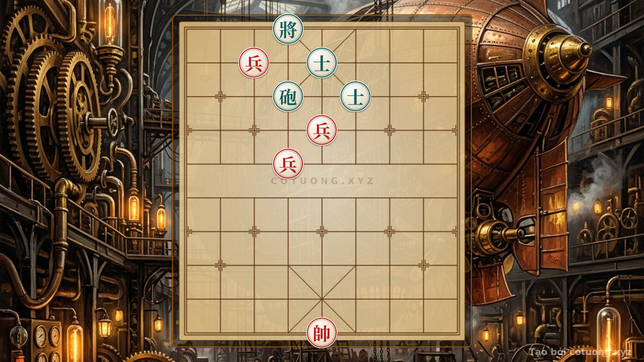 Thế cờ: The Red Side's Attacking Strategy: Controlling the Game and Finishing Off the Opponent in Xiangqi — Cờ Tướng Online