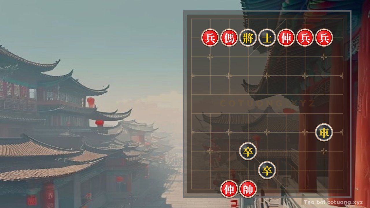 Thế cờ: The Epic Battle of the General: Red's Domination, Black's Desperation - Modern Xiangqi Masterpiece — Cờ Tướng Online