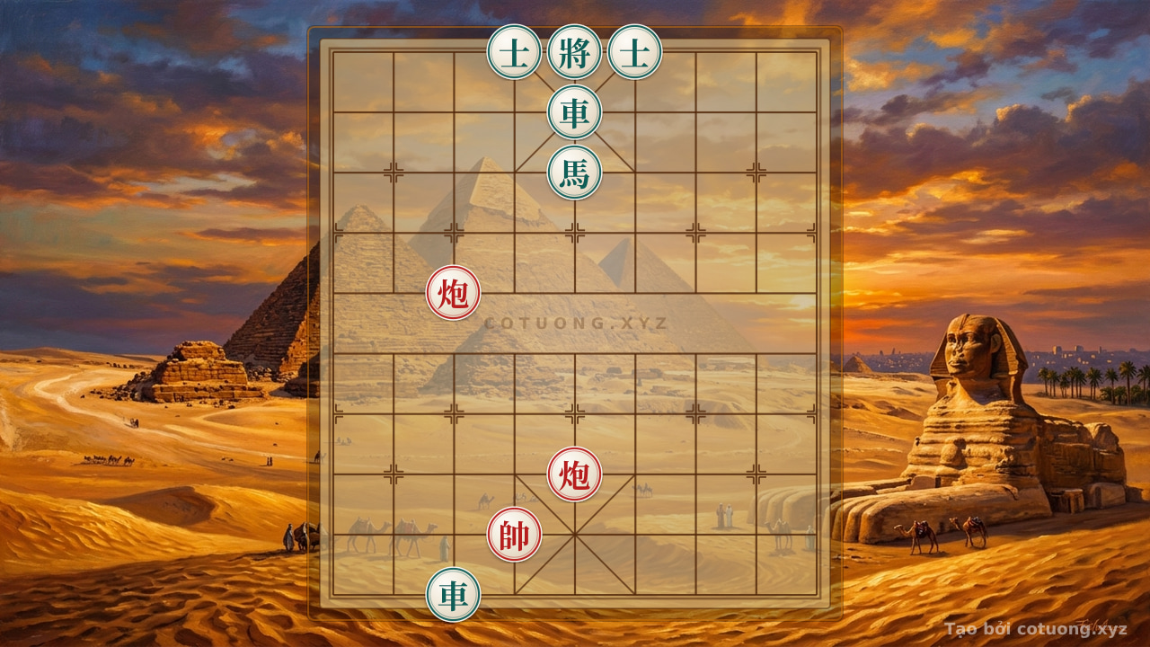Thế cờ: Red Cannon 'Tấn Lộ 6' - The Secret to Breaking the Black's Defense with Just 2 Cannons: 