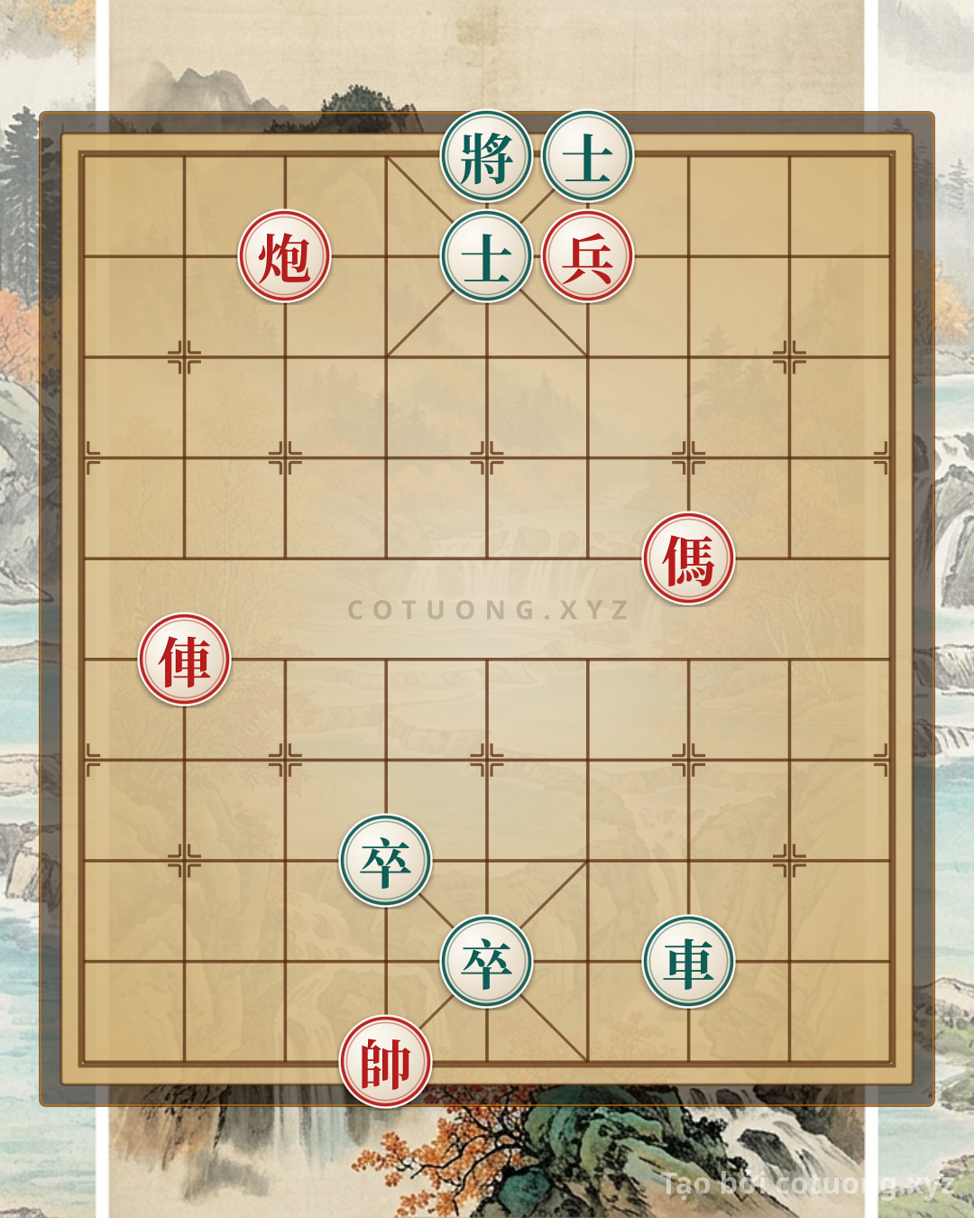 Challenge: Xiangqi: Red Cannon Charge - Unexpected Counterattack Tactics with Double Rook and Horse - Can you solve it?
