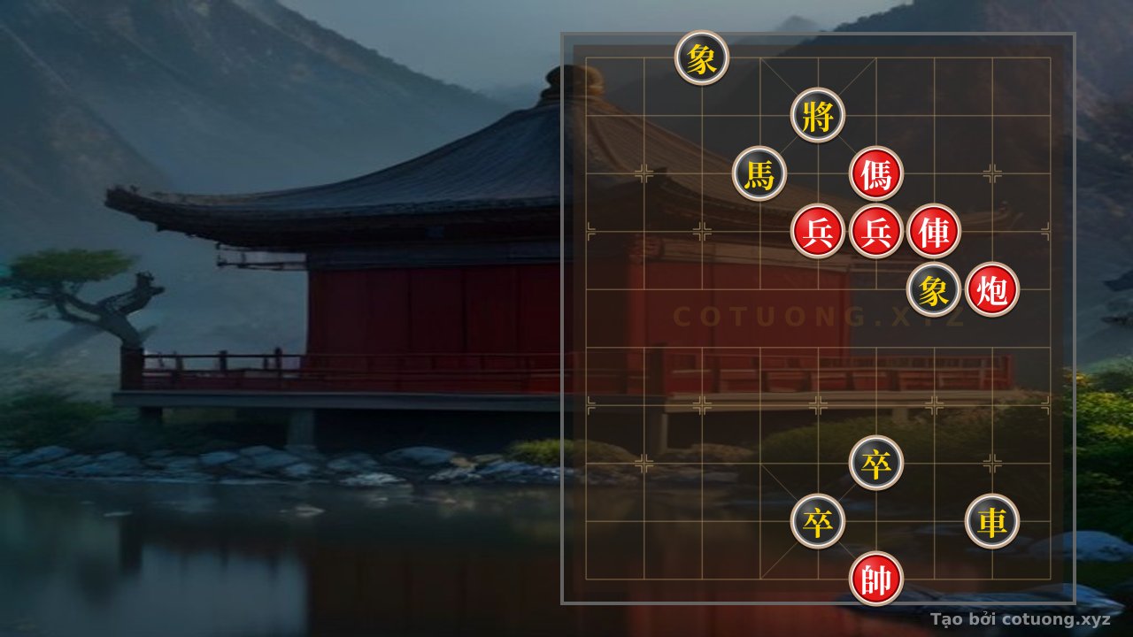 Thế cờ: Xiangqi (Chinese Chess): Double Horse Legs, Empty Cannon and Rook Thrust — Cờ Tướng Online
