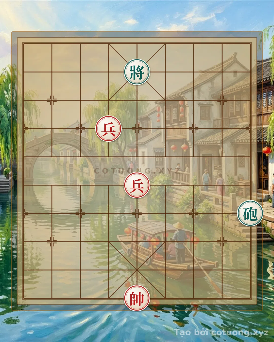 Thế cờ: Xiangqi: 'Black Cannon Empty Chest' - A Defensive Symphony — Cờ Tướng Online