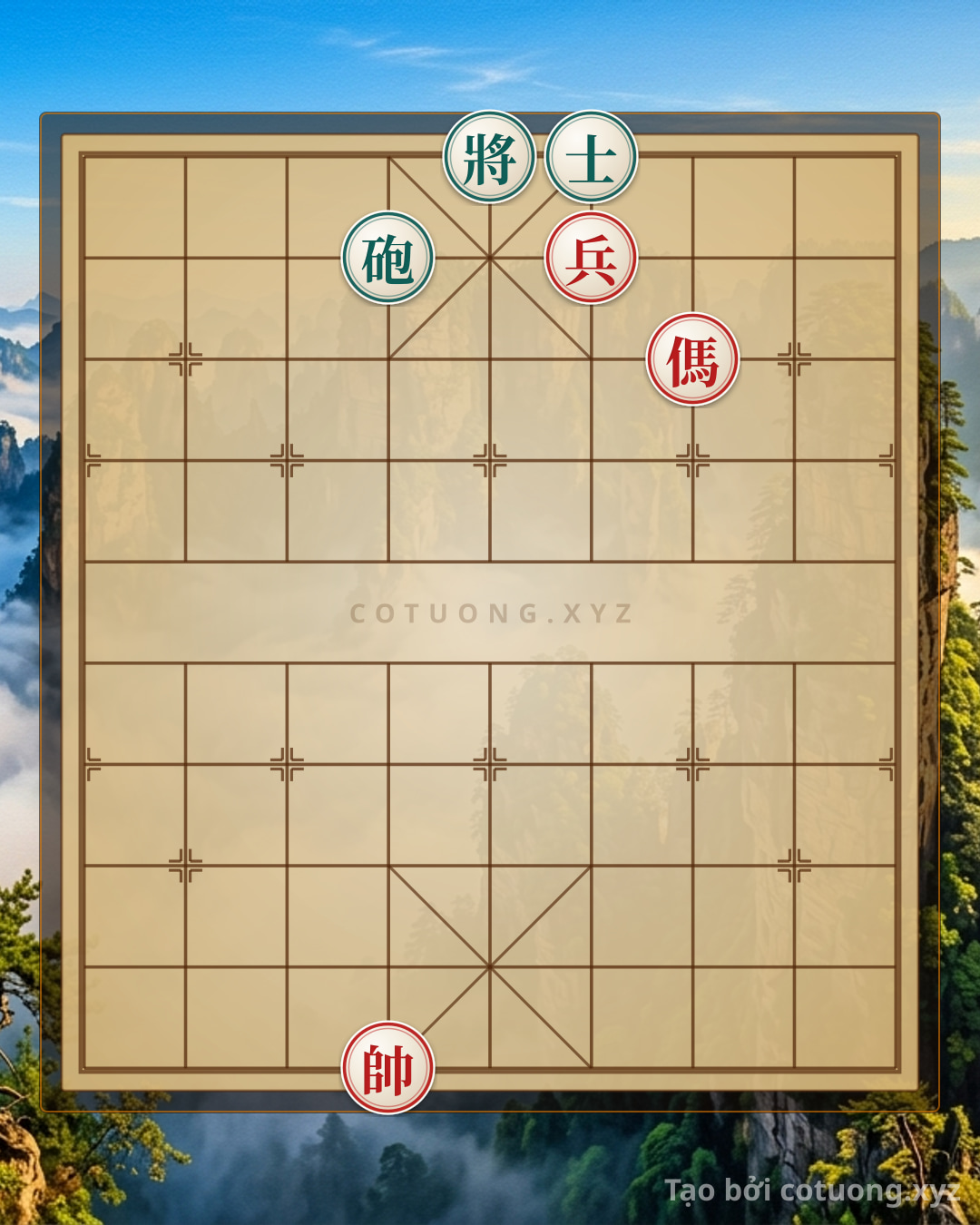 Challenge: The Xiangqi Strategy: Red vs. Black – The 'Advance and Retreat Balance' and 'Empty Cannon' Tactics in Vietnamese Chess - Can you solve it?