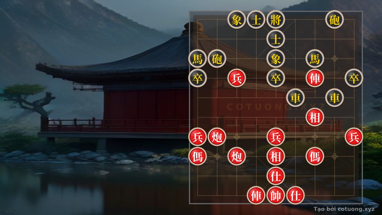 Thế cờ: The Hidden Trick to Break the Deadly Checkmate Setup: When 2 Red Rooks Trap the Black General — Cờ Tướng Online