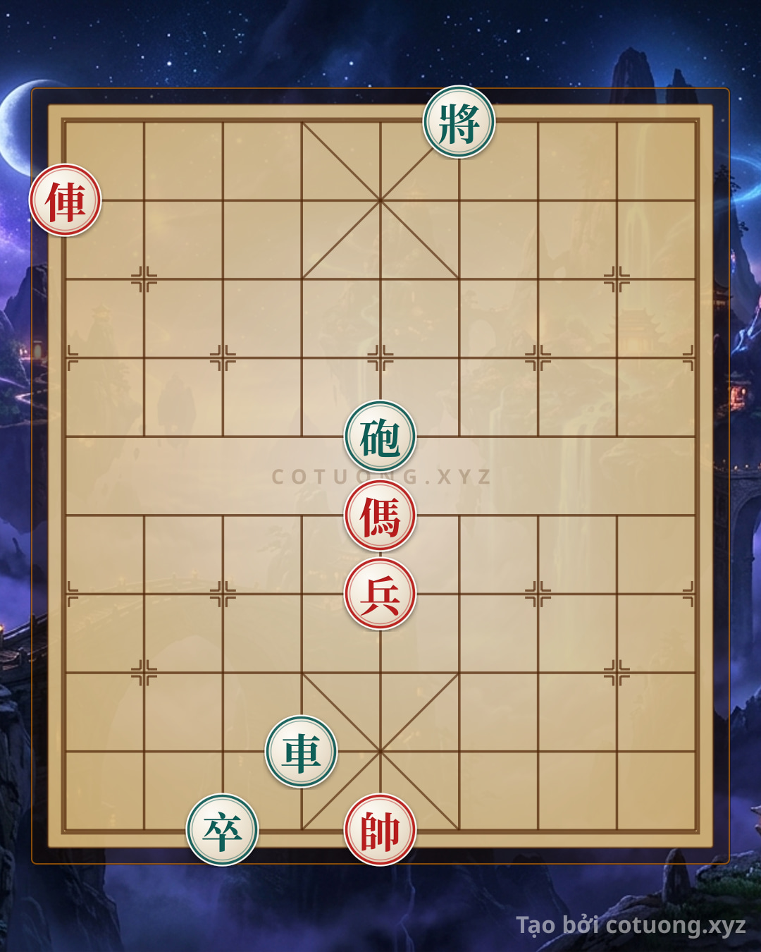 Challenge: The Mystical Checkmate: The Rook-Horse Pin Crushes the Cannon in One Move - Can you solve it?