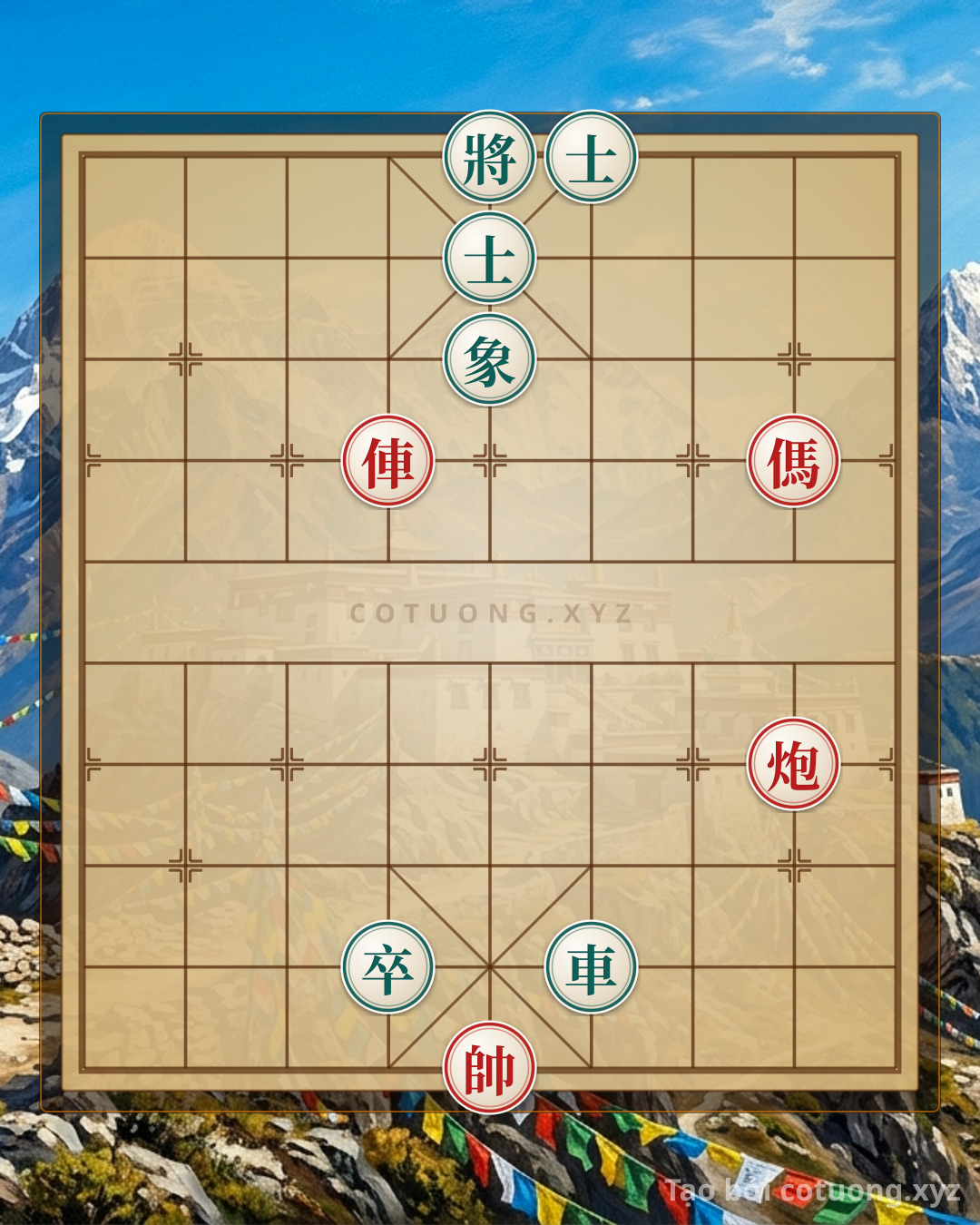 Thế cờ: Xiangqi: The Art of Solitary Black Chariot Tactics - Red Army Tips — Cờ Tướng Online