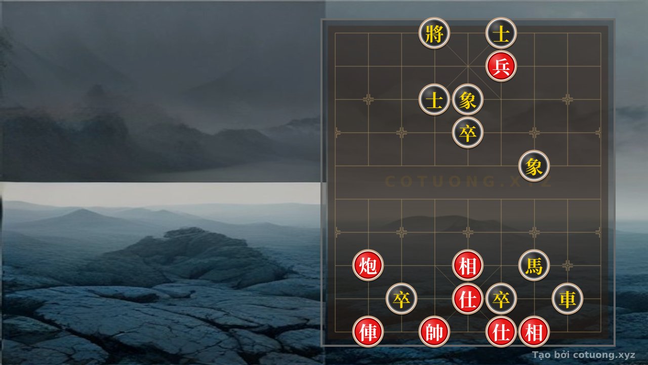 Thế cờ: Xiangqi: Red Chariot vs. Black Chariot - The 'Exposed' Trick from Pawn Tactics — Cờ Tướng Online