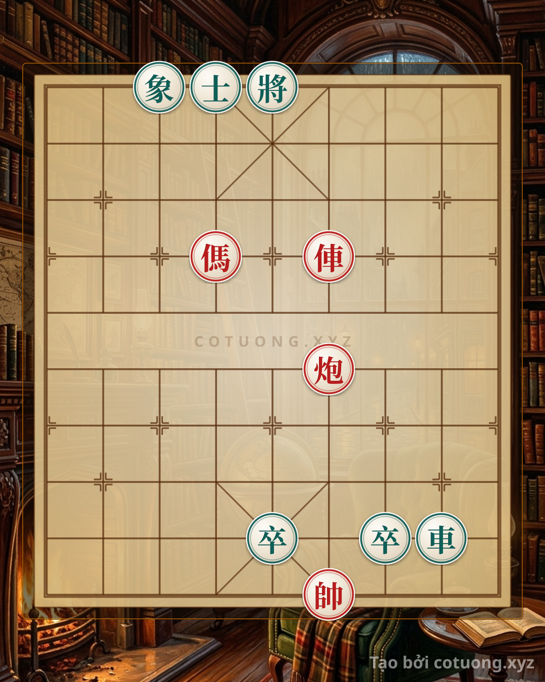Challenge: The Onslaught of the Red General: Red's Aggressive Strategy - Can you solve it?