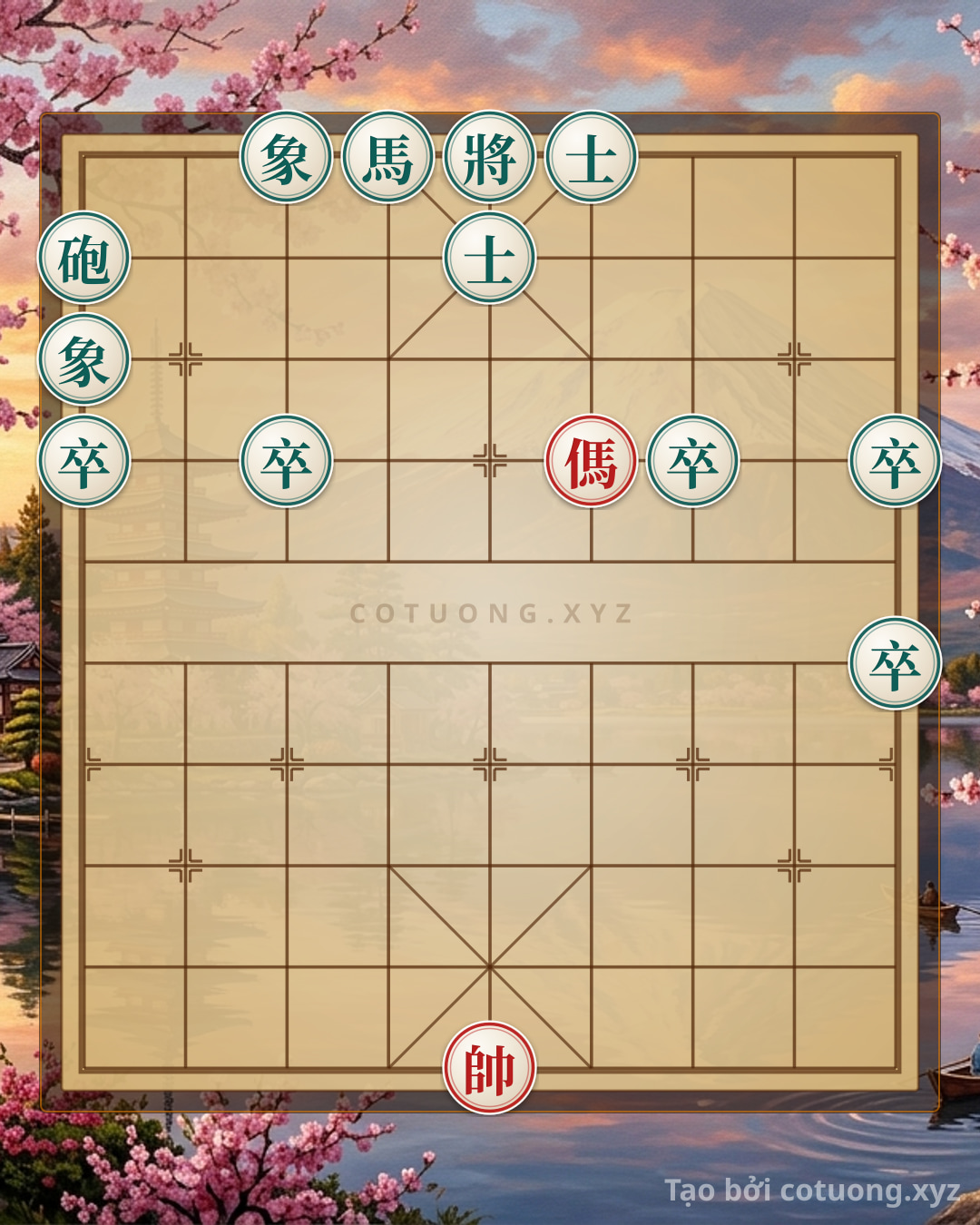 Challenge: Lone Horse vs. Black Pawns: The Counterattack Strategy in the Heart of the Palace - Can you solve it?