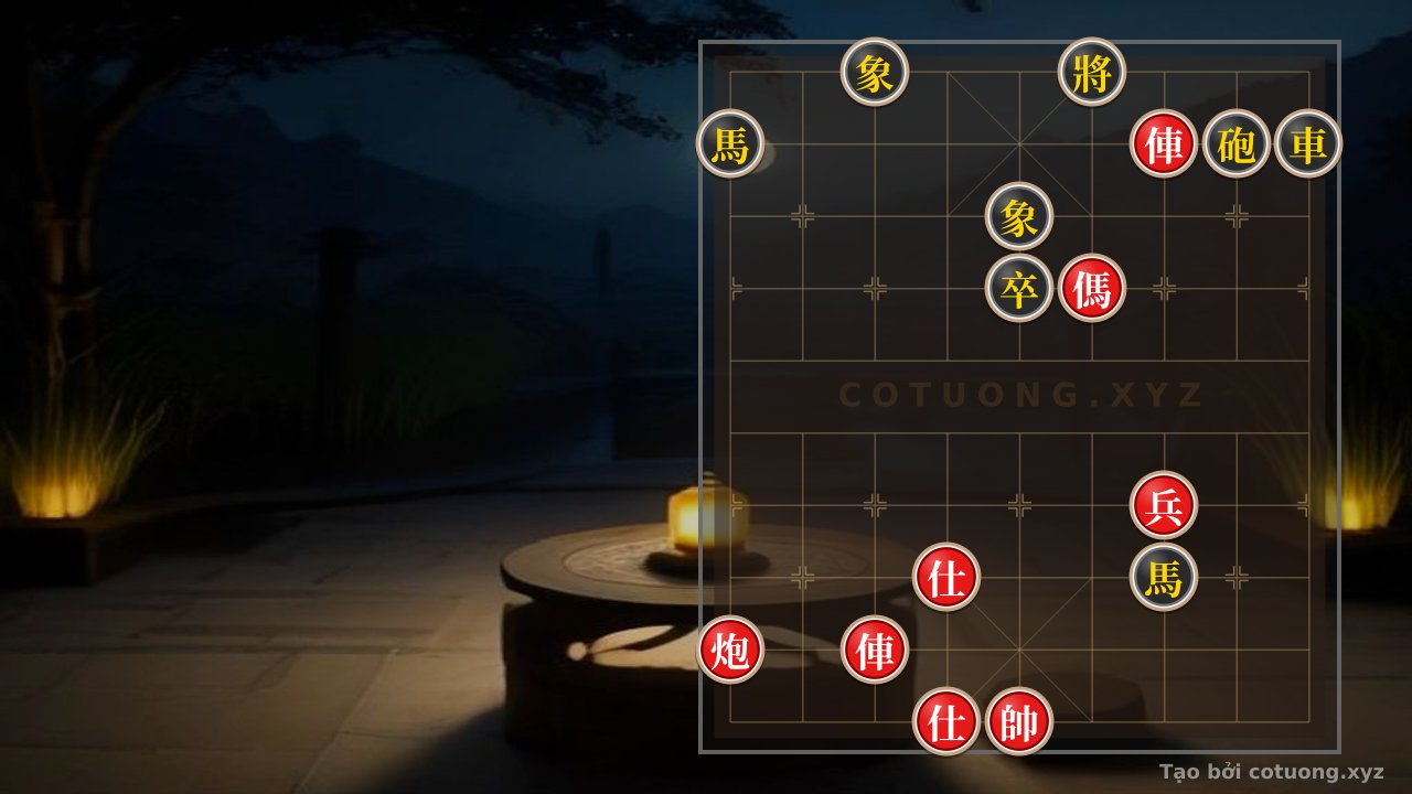 Thế cờ: Secret of the Ancient Town: The Double Rook and Horse Trap – When Red Meets Black in the Classic Battle #1921 — Cờ Tướng Online