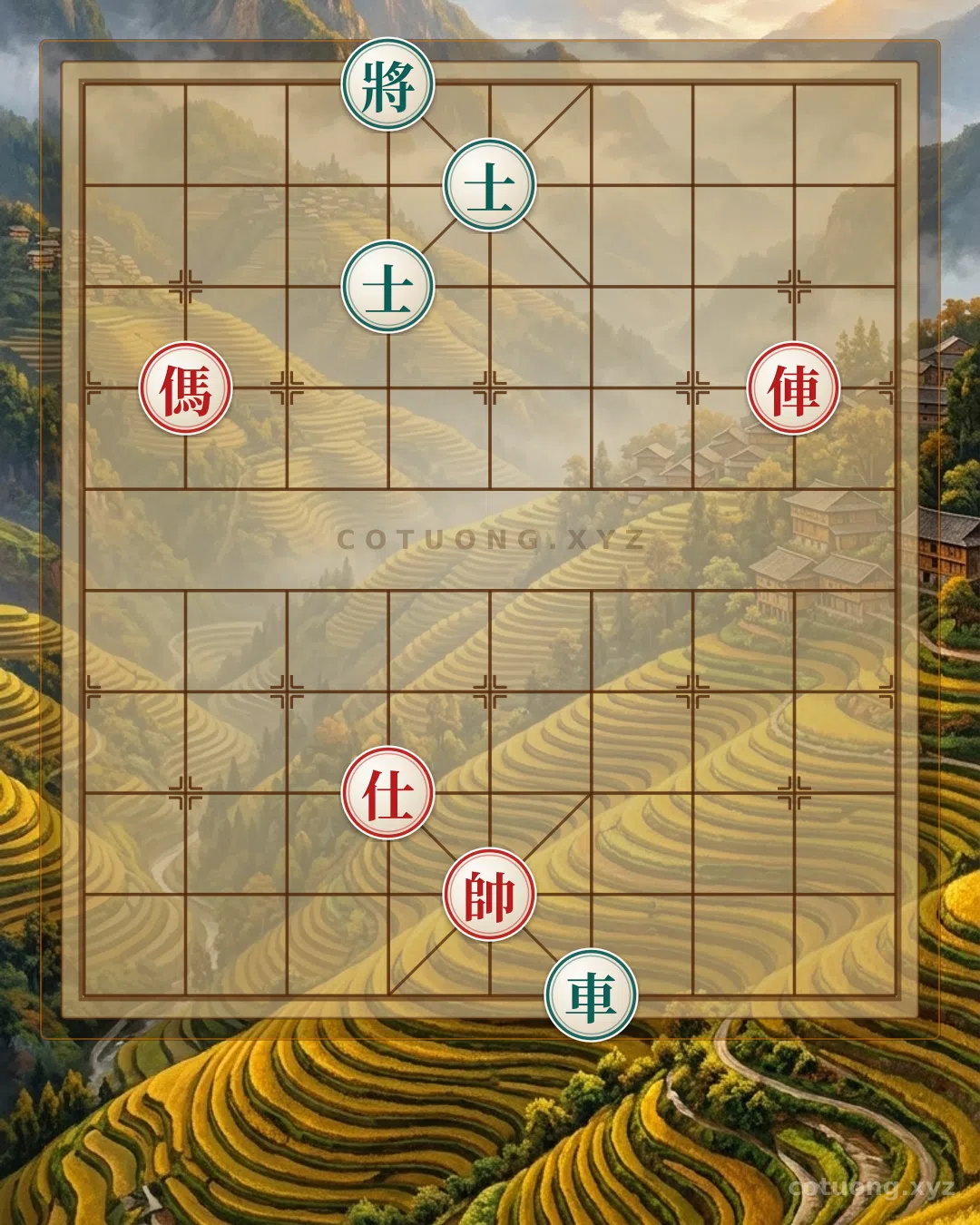 Thế cờ: The first move is Red, but it won't be that easy! — Cờ Tướng Online