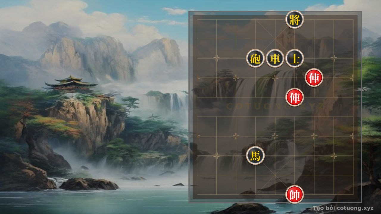 Thế cờ: MANDATORY TO CAPTURE THE BLACK CHARIOT ON FILE 8 – The Chess Strategy Behind the Screen (Level 5+) — Cờ Tướng Online
