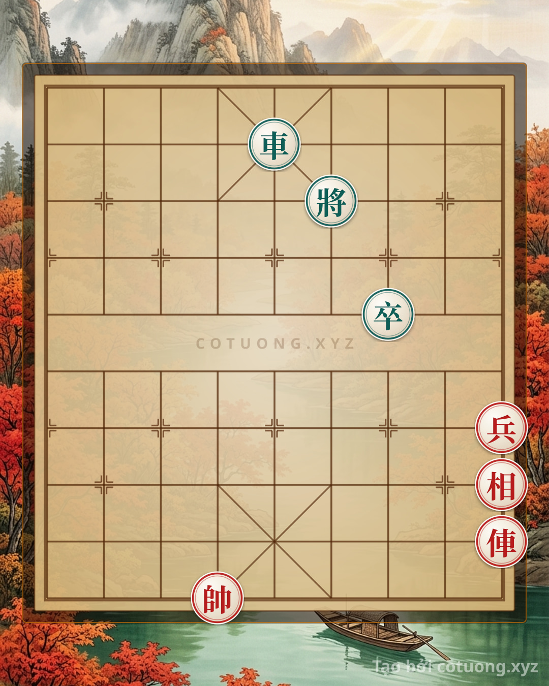 Challenge: Xiangqi (Chinese Chess): Chariot Elephant vs Chariot Elephant – Hidden Strategy Duel: A Brutal Online Intelligence Challenge - Can you solve it?