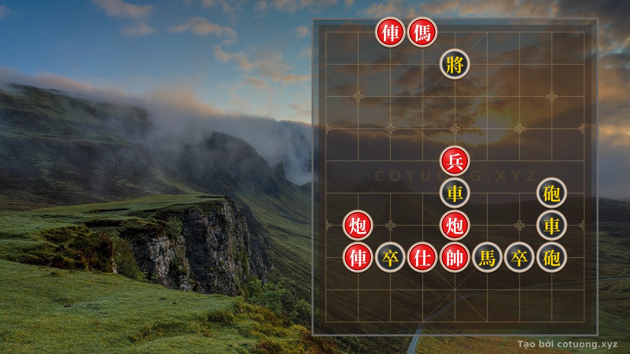 Thế cờ: Defensive Counterattack Strategy: Red Rook Moves from File 7 Rank 10 to File 8 Rank 10 — Cờ Tướng Online