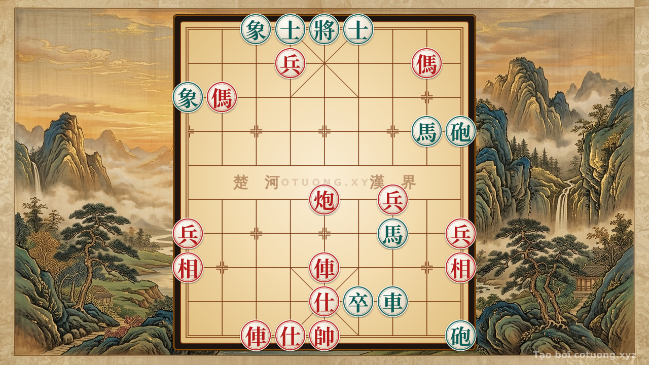 Thế cờ: Xiangqi 360: Red's Decisive Offensive — Cờ Tướng Online