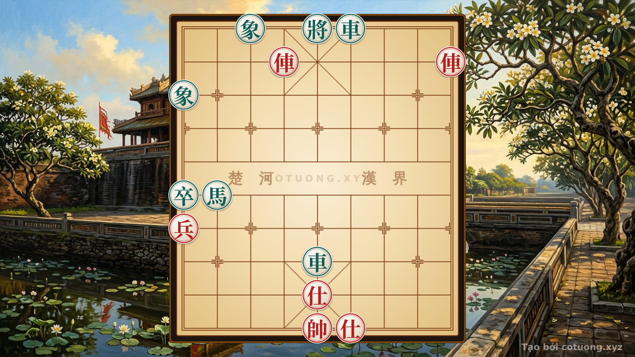 Thế cờ: Xiangqi Opening: 2 Rooks, 2 Pawns, 2 Advisors - Jiao Feng: Tactical Breakthrough Like Iron and Blood — Cờ Tướng Online